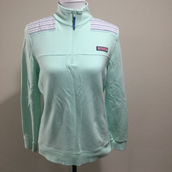 Vineyard Vines Tops - Vineyard Vines Stripe Shoulder Shep Shirt VGC S